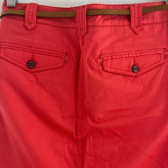 VTG LLoyd's WOMEN SKIRTS red and white polka dot skirt   SIZE MEDIUM - Picture 4 of 11